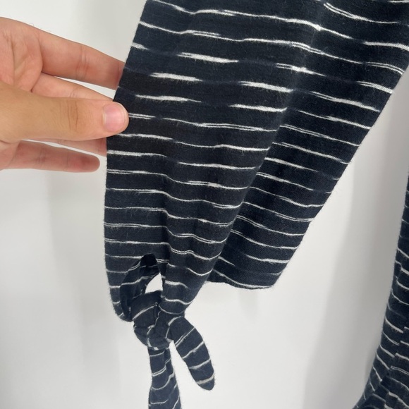 Habitat stripped black and white lag and look boho 3/4 tie long sleeve size xs - Picture 5 of 7